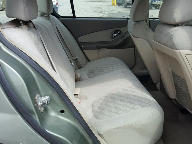 1G1ZT54855F291460 - 2005 CHEVROLET MALIBU LS მწვანე ფოტო 6