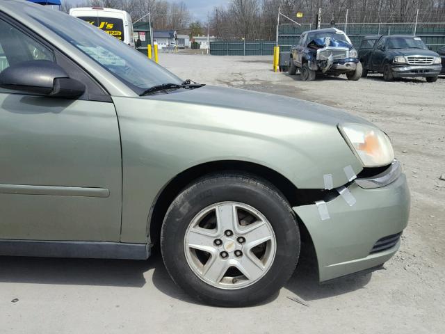 1G1ZT54855F291460 - 2005 CHEVROLET MALIBU LS მწვანე ფოტო 9