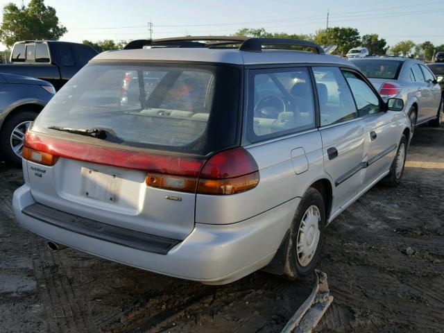 4S3BK4359T7938026 - 1996 SUBARU LEGACY L SILVER photo 4