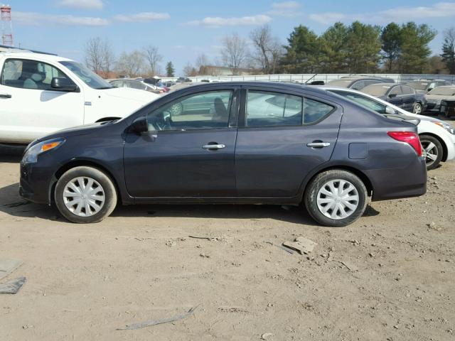 3N1CN7AP0FL811475 - 2015 NISSAN VERSA S CHARCOAL photo 10