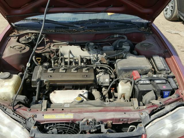 1Y1SK5263VZ432145 - 1997 GEO PRIZM BASE წითელი ფოტო 7