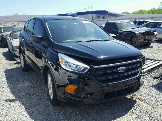 1FMCU0F79HUE29112 - 2017 FORD ESCAPE S BLACK photo 1