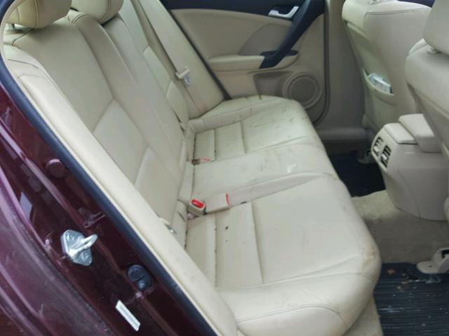 JH4CU2F62CC021202 - 2012 ACURA TSX TECH MAROON photo 6