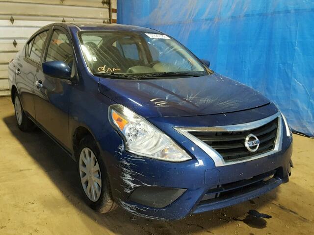 3N1CN7APXJL813095 - 2018 NISSAN VERSA S BLUE photo 1