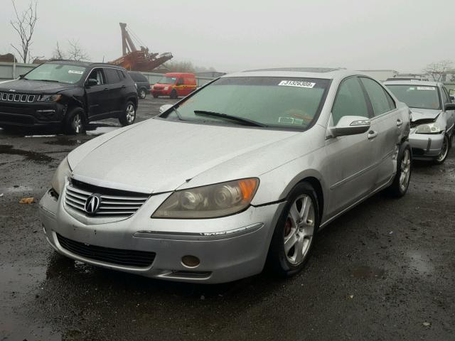 JH4KB16535C013812 - 2005 ACURA RL ვერცხლისფერი ფოტო 2