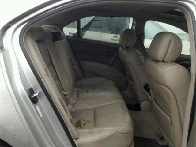 JH4KB16535C013812 - 2005 ACURA RL ვერცხლისფერი ფოტო 6