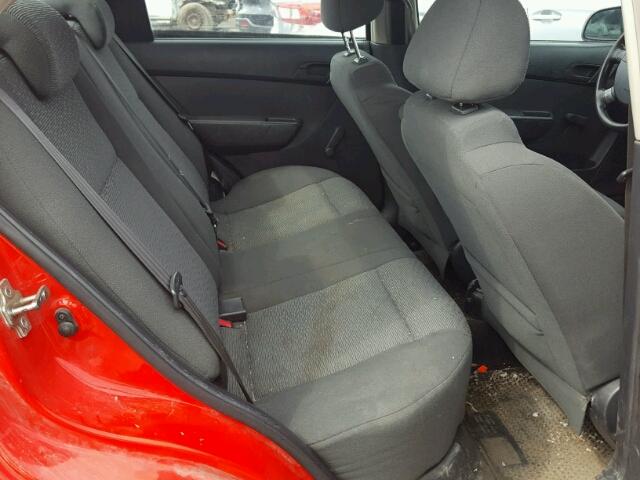 KL1TD556X8B164343 - 2008 CHEVROLET AVEO BASE Rouge photo 6