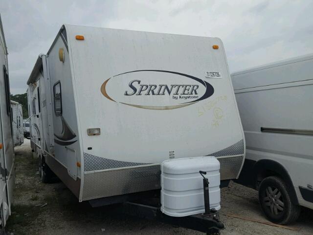 4YDT29728A1531698 - 2010 KEYSTONE SPRINTER WHITE photo 1