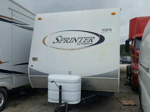 4YDT29728A1531698 - 2010 KEYSTONE SPRINTER WHITE photo 2