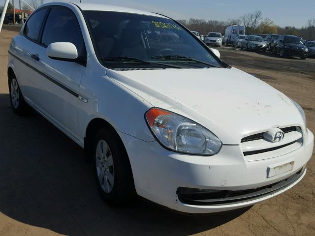 KMHCM3AC1AU169526 - 2010 HYUNDAI ACCENT BLU WHITE photo 1