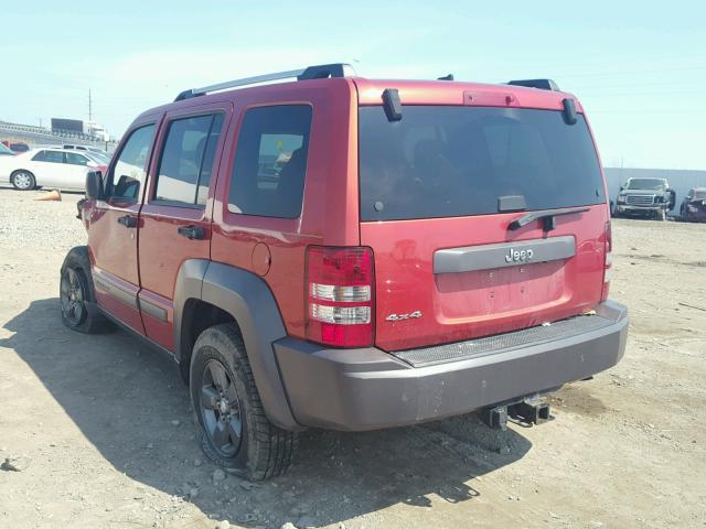 1J4PN3GK8AW148401 - 2010 JEEP LIBERTY RE ORANGE photo 3
