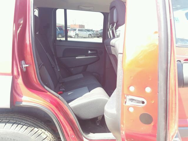 1J4PN3GK8AW148401 - 2010 JEEP LIBERTY RE ORANGE photo 6