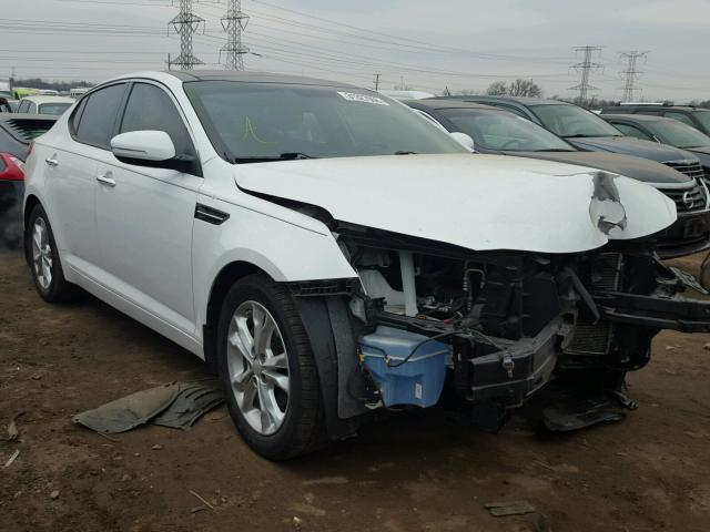 5XXGN4A75DG176291 - 2013 KIA OPTIMA EX WHITE photo 1