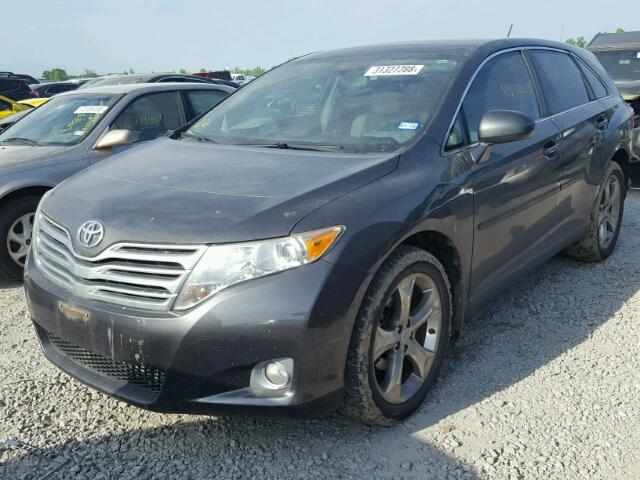 4T3ZK3BB9AU033691 - 2010 TOYOTA VENZA BASE GRAY photo 2