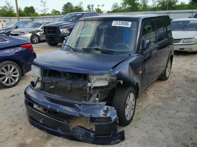JTLKT334950196273 - 2005 TOYOTA SCION XB ლურჯი ფოტო 2