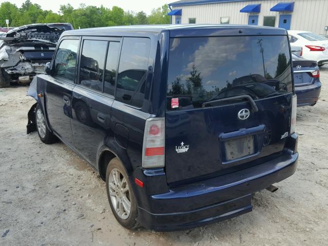 JTLKT334950196273 - 2005 TOYOTA SCION XB ლურჯი ფოტო 3