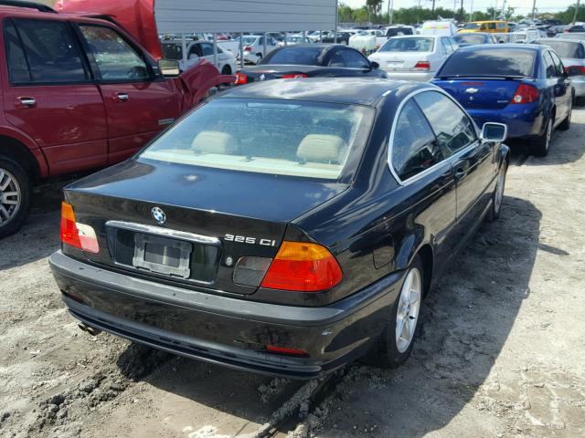 WBABN33462PG54229 - 2002 BMW 325 CI BLACK photo 4