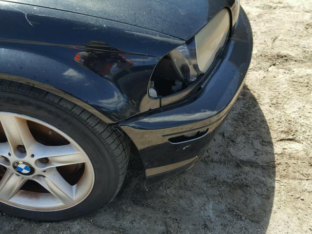 WBABN33462PG54229 - 2002 BMW 325 CI BLACK photo 9