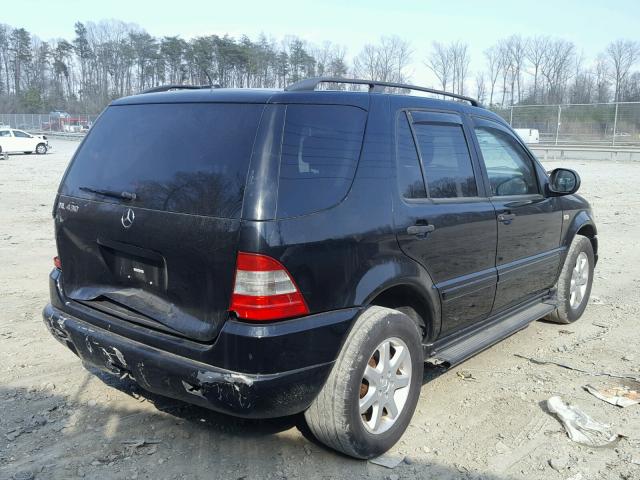 4JGAB72E7YA173256 - 2000 MERCEDES-BENZ ML 430 BLACK photo 4