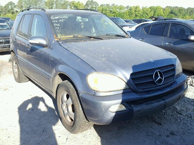 4JGAB57E34A497781 - 2004 MERCEDES-BENZ ML 350 BLUE photo 1