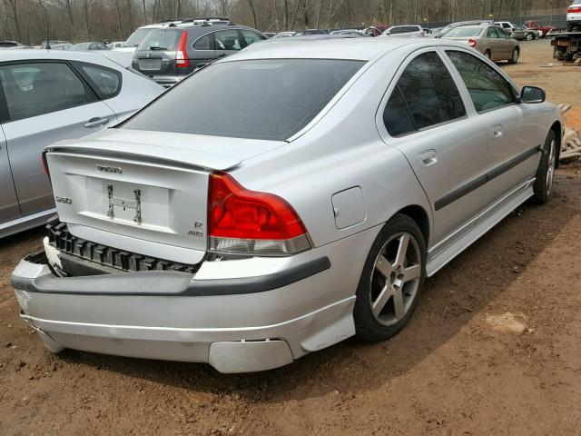 YV1RH52Y642388081 - 2004 VOLVO S60 R SILVER photo 4