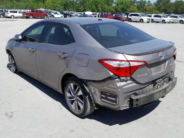 5YFBPRHE5EP050852 - 2014 TOYOTA COROLLA EC 米色 照片 3