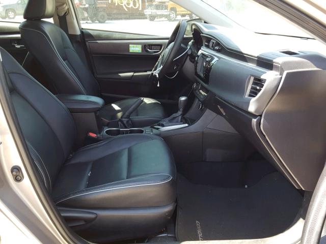 5YFBPRHE5EP050852 - 2014 TOYOTA COROLLA EC 米色 照片 5