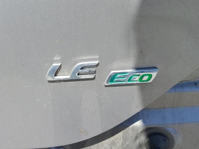 5YFBPRHE5EP050852 - 2014 TOYOTA COROLLA EC 米色 照片 9