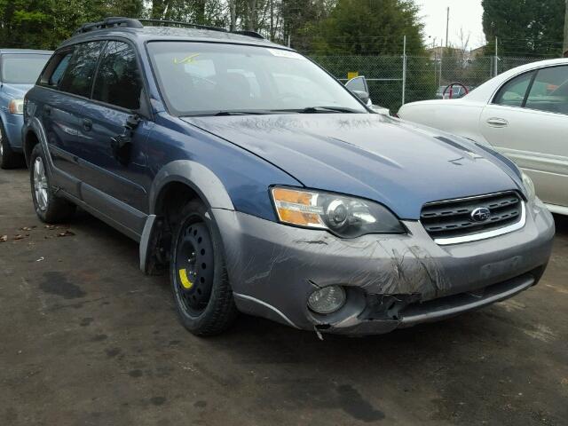 4S4BP61C357371048 - 2005 SUBARU LEGACY OUT BLUE photo 1