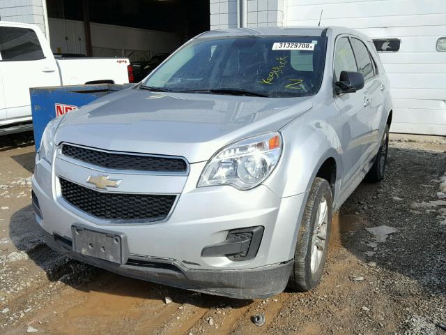 2GNALBEK0C6349387 - 2012 CHEVROLET EQUINOX LS SILVER photo 2