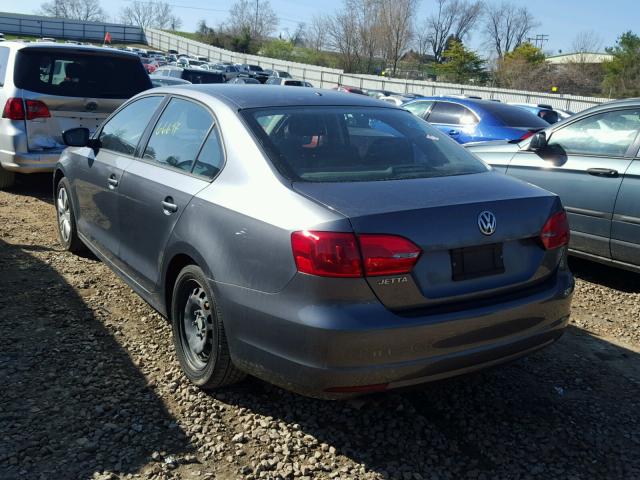 3VW2K7AJ8CM352003 - 2012 VOLKSWAGEN JETTA BASE 灰色 照片 3