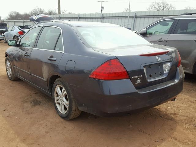 1HGCM563X6A068892 - 2006 HONDA ACCORD SE GRAY photo 3