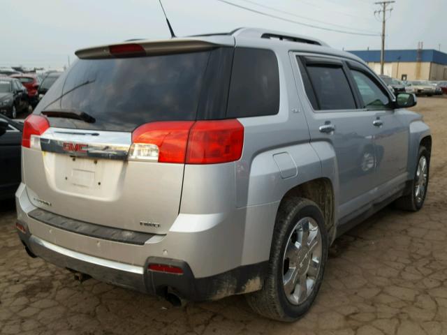 2CTFLJEY3A6255194 - 2010 GMC TERRAIN SL SILVER photo 4