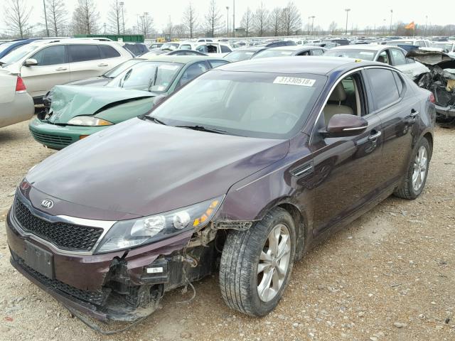 5XXGN4A78DG187091 - 2013 KIA OPTIMA EX PURPLE photo 9