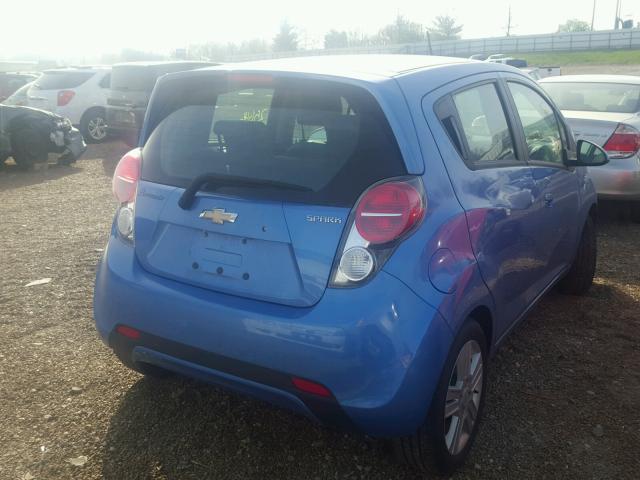 KL8CB6S91FC716511 - 2015 CHEVROLET SPARK LS BLUE photo 4