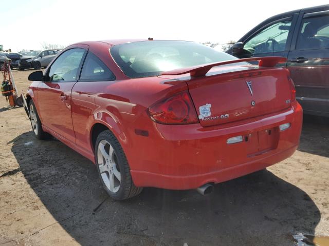 1G2AN18B577249773 - 2007 PONTIAC G5 GT RED photo 3