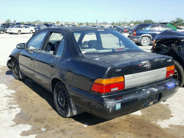 1NXAE09B0SZ253966 - 1995 TOYOTA COROLLA LE BLACK photo 3