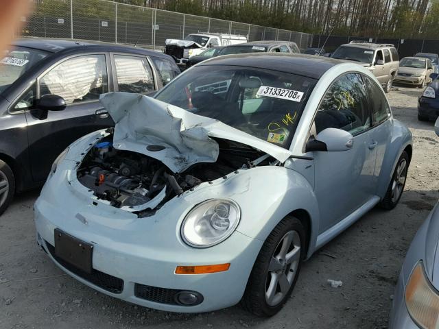 3VWRW3AG9AM033433 - 2010 VOLKSWAGEN NEW BEETLE 蓝色 照片 2