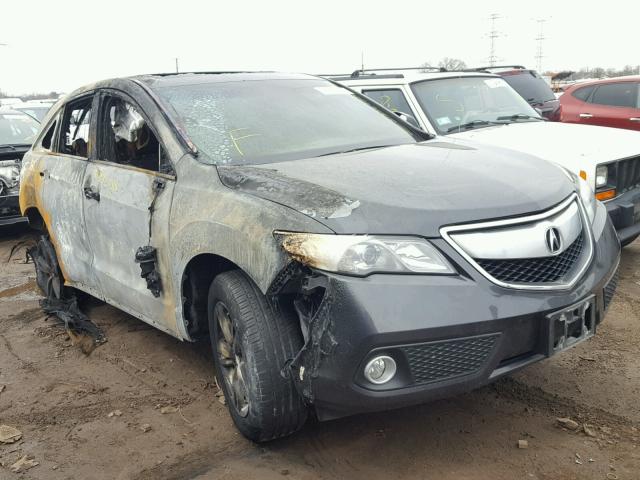 5J8TB4H52FL008074 - 2015 ACURA RDX TECHNO GRAY photo 1