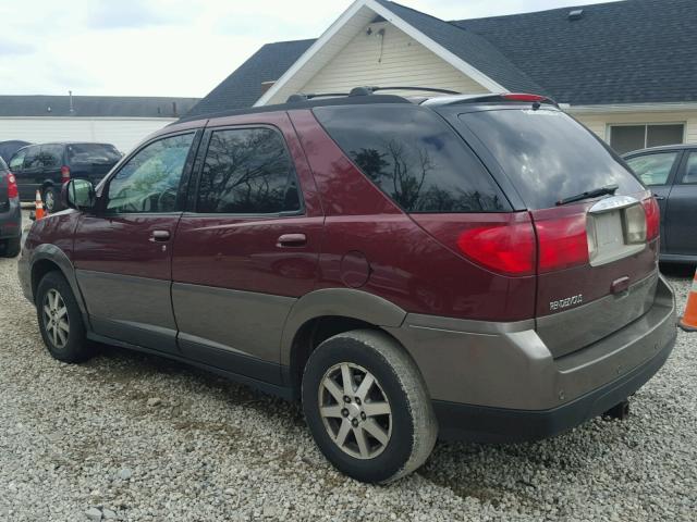 3G5DA03EX4S566887 - 2004 BUICK RENDEZVOUS RED photo 3