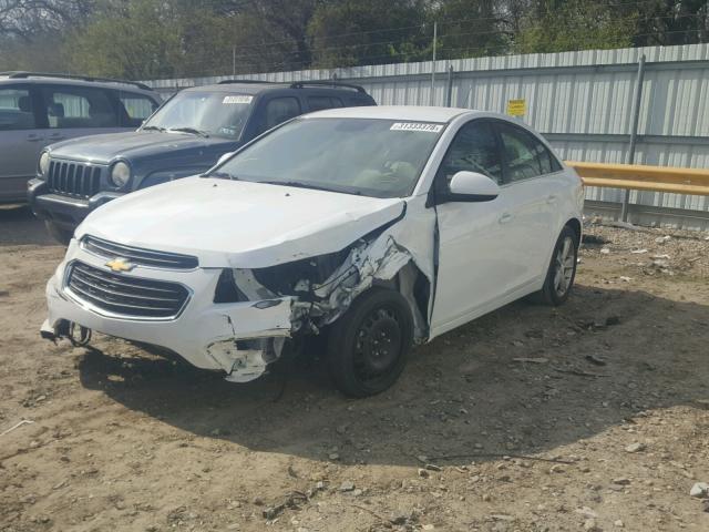 1G1PF5SB6G7106326 - 2016 CHEVROLET CRUZE LIMI WHITE photo 2