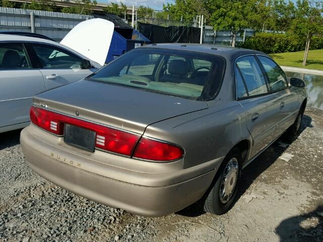 2G4WY55J2Y1188758 - 2000 BUICK CENTURY LI GOLD photo 4