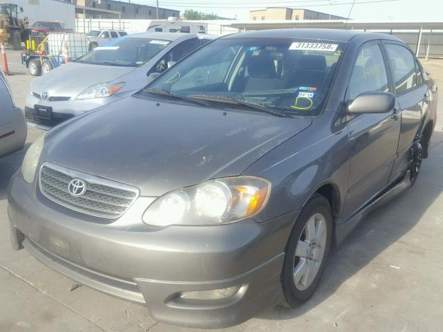 2T1BR32E86C671116 - 2006 TOYOTA COROLLA CE GRAY photo 2