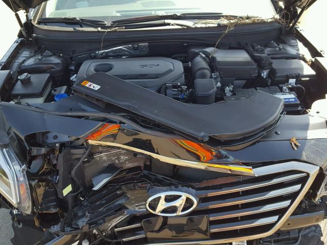 5NPE34AF6GH356733 - 2016 HYUNDAI SONATA SPO BLACK photo 7