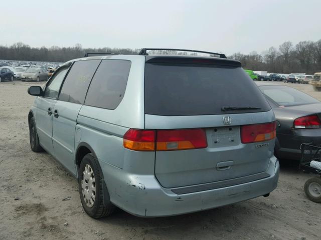 5FNRL18573B051456 - 2003 HONDA ODYSSEY LX BLUE photo 3