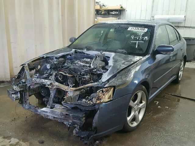 4S3BL676464203102 - 2006 SUBARU LEGACY GT BLUE photo 2