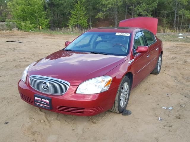 1G4HD57MX9U115655 - 2009 BUICK LUCERNE CX RED photo 2