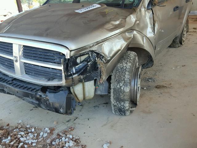 1D4HD48N95F560315 - 2005 DODGE DURANGO SL GOLD photo 9