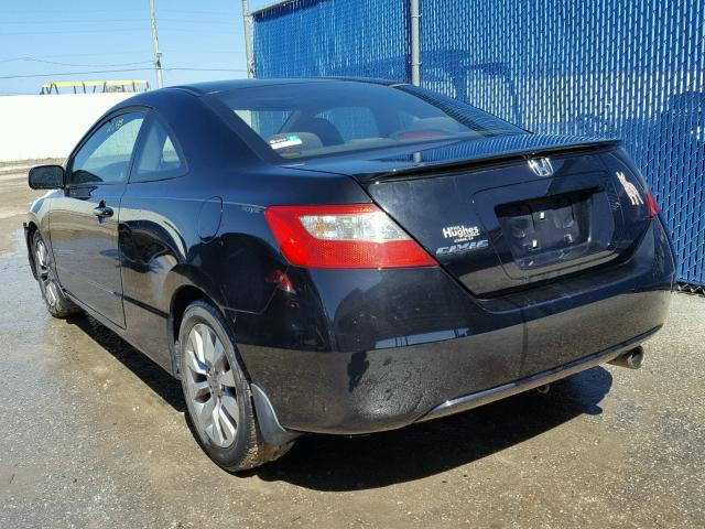 2HGFG1B82BH505326 - 2011 HONDA CIVIC EX შავი ფოტო 3