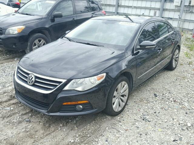 WVWMN7ANXAE552549 - 2010 VOLKSWAGEN CC SPORT BLACK photo 2